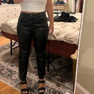 Zara Faux Leather Pants